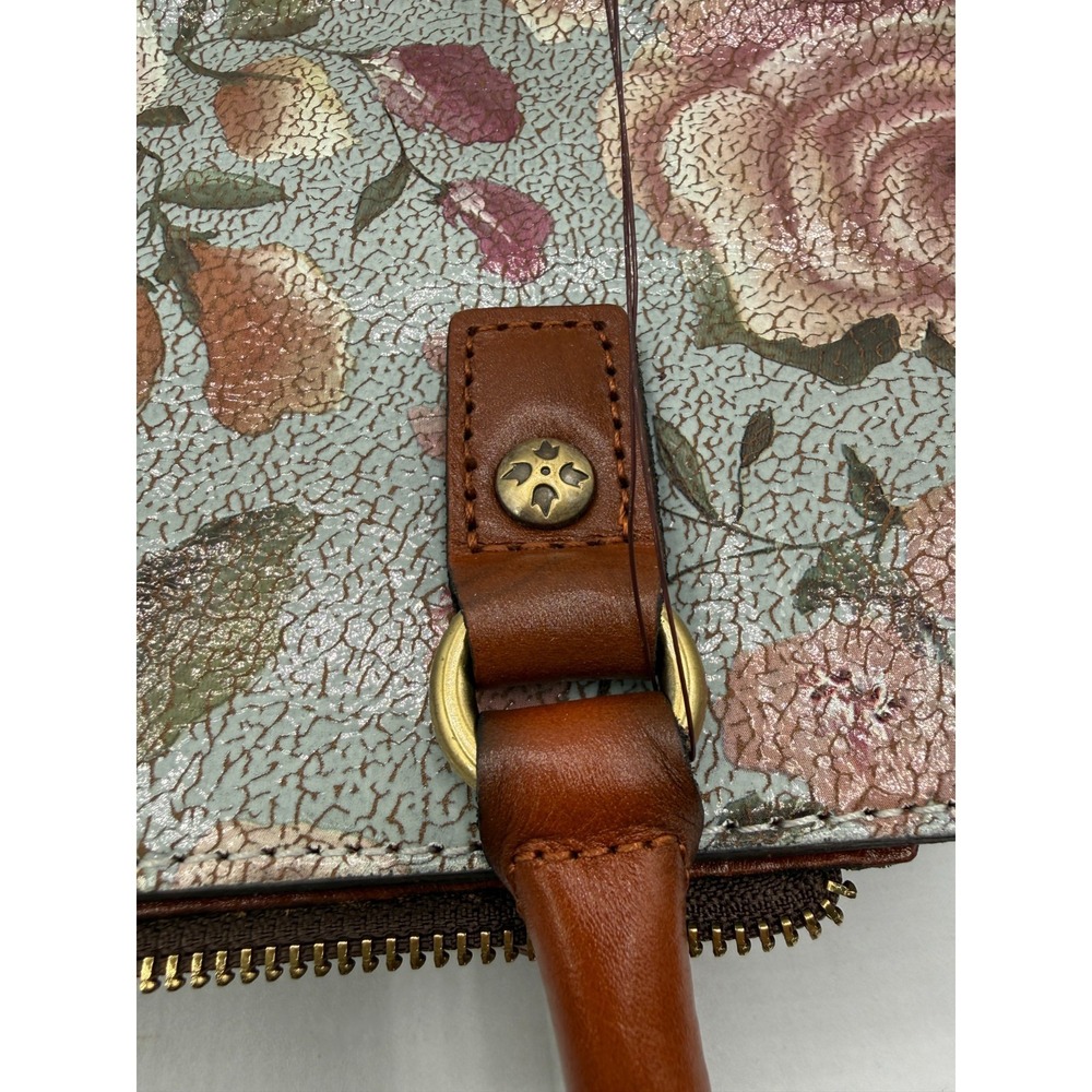 Patricia NASH CRACKLED ROSE  Leather Angela  CROSSBODY PURSE BAG PRETTY! - Picture 12 of 13